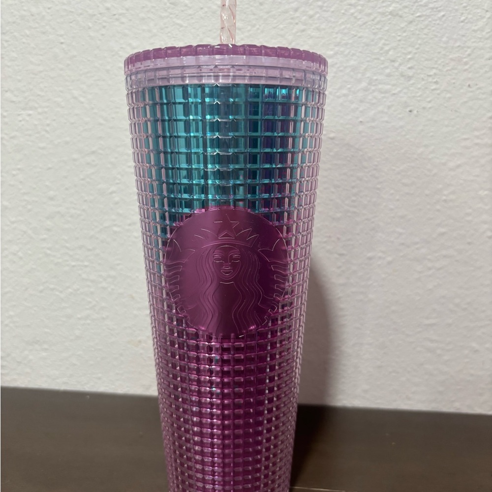 Starbucks Purple and Teal Tumbler